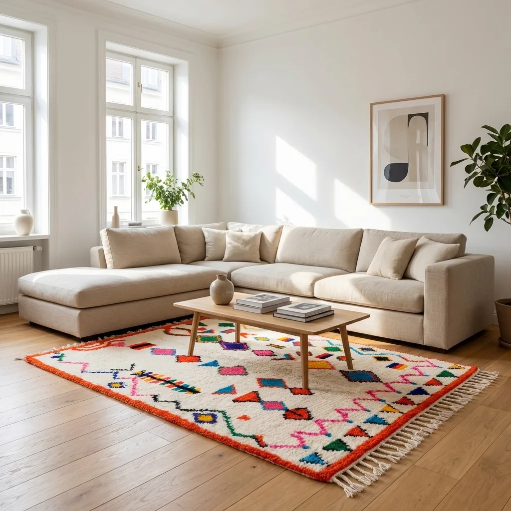 Tapis berbère Azilal — Fête Berbère vue 2