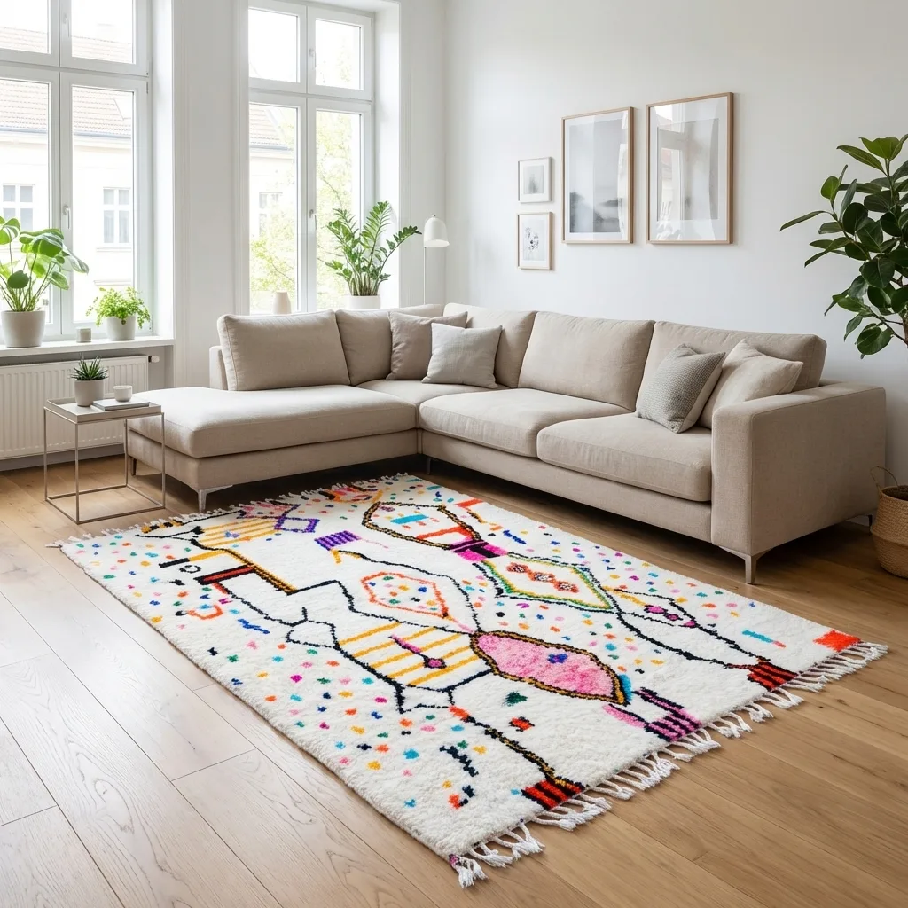 Tapis berbère Azilal — Gardiens Festifs
