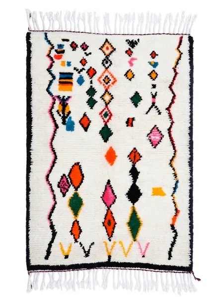 Tapis berbère Azilal — Guirlande Sauvage