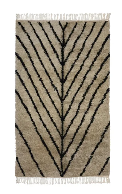 Tapis berbère Beni Ouarain — Palme Noire