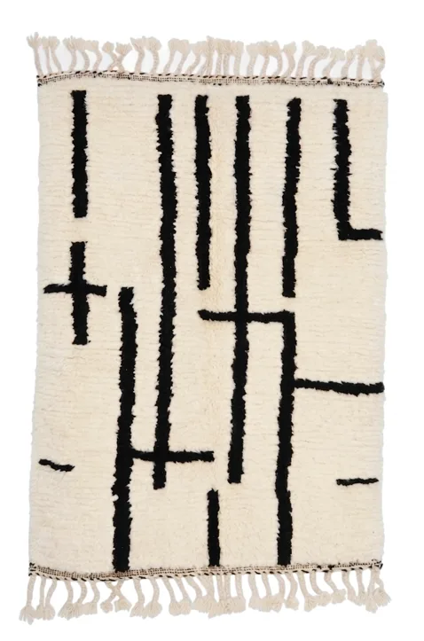 Tapis berbère Beni Ouarain — Grille Graphique