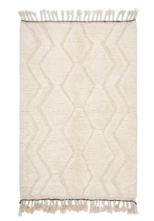 Tapis berbère Beni Ouarain — Ondulations de Lait