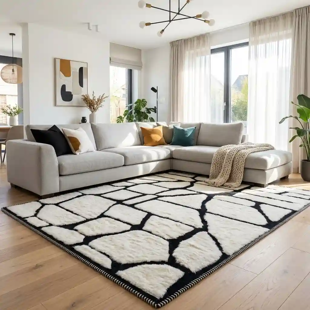 Tapis berbère Mrirt en situation