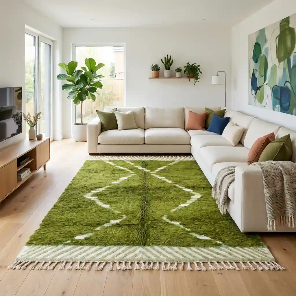 Tapis berbère Boujaad en situation