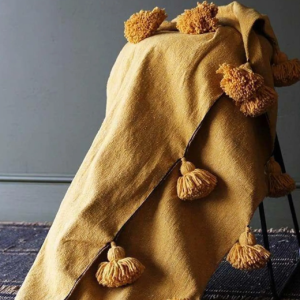 Plaid berbère en laine fait main (300x200 cm)